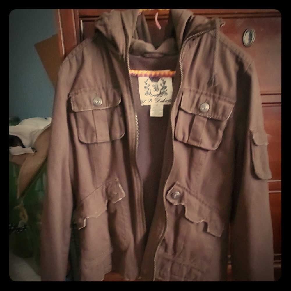 BB Dakota Cargo Utility Jacket Brown (Twilight)